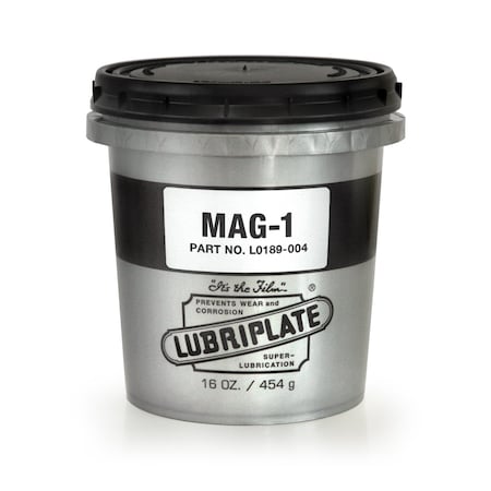 Lubriplate Mag-1, 12 Oz Tubs, Heavy Duty, White Lithium For Extreme Low Temperature To -60 Degrees F., PK12 L0189-004